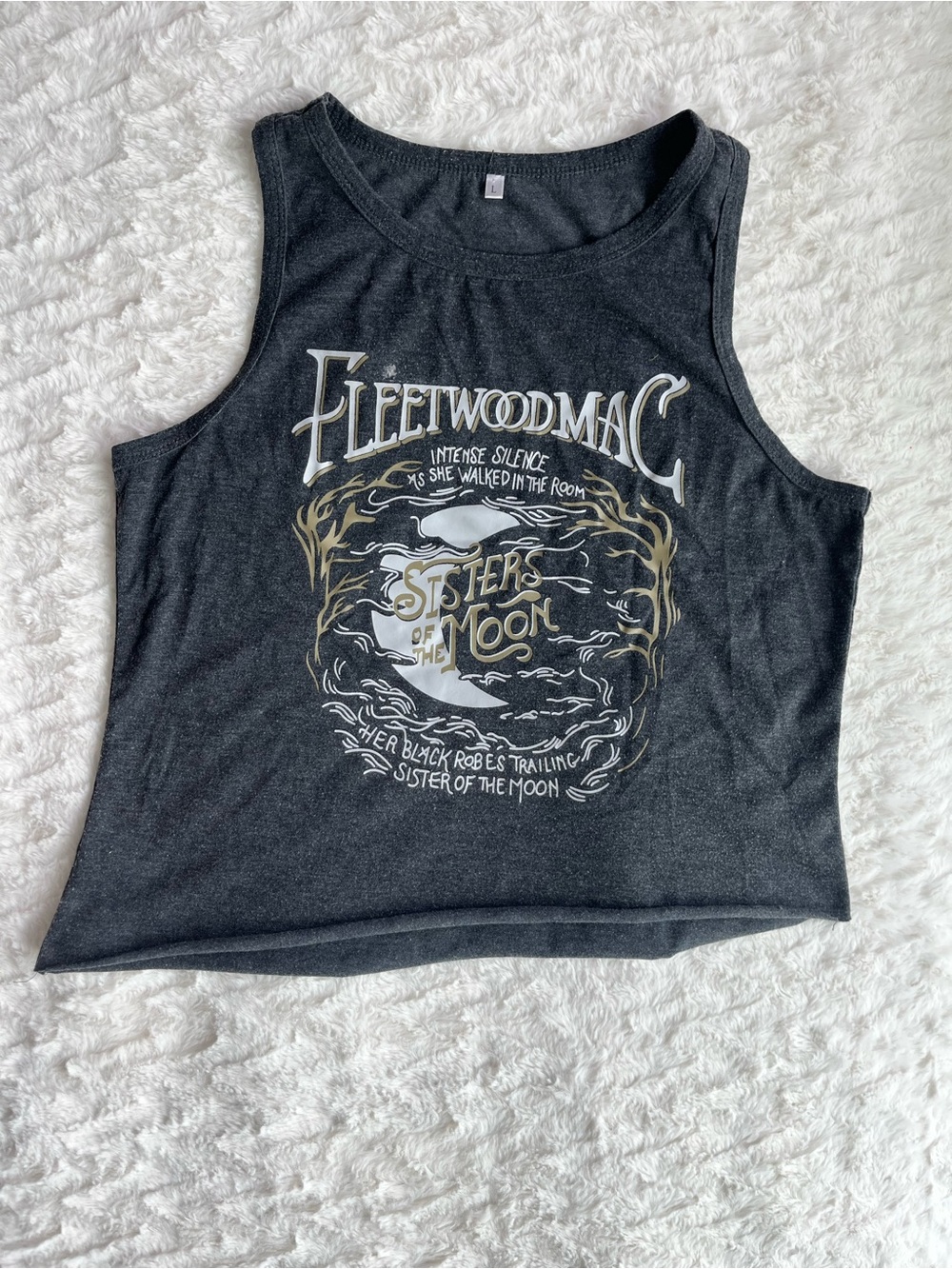 Black 'Sisters of the Moon' Graphic Tank Top